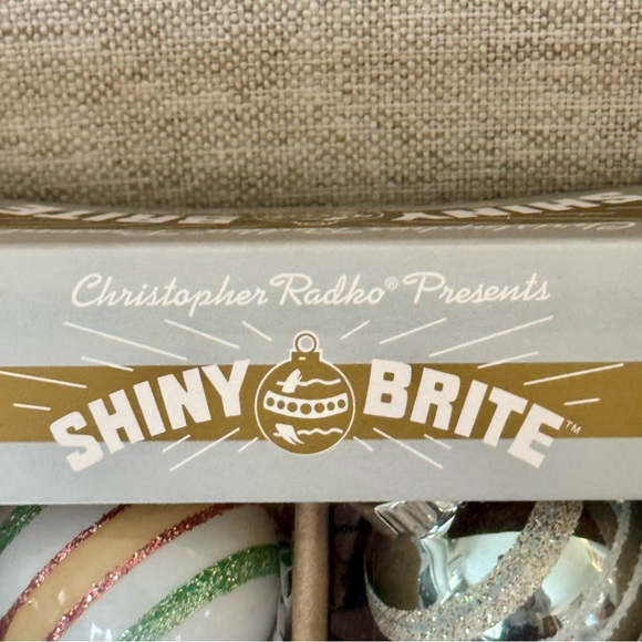 20 Piece Vintage Style Mini Glass Ornament Set - Christopher Radko Shiny Brite - Picture 2 of 6